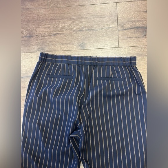 TOMMY HILFIGER WOMEN STRIPED TROUSERS IN SIZE 10 HIGH WAISTED - Picture 4 of 6